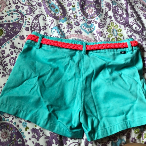 Turquoise Nautica Shorts (Girls) - Picture 2 of 2